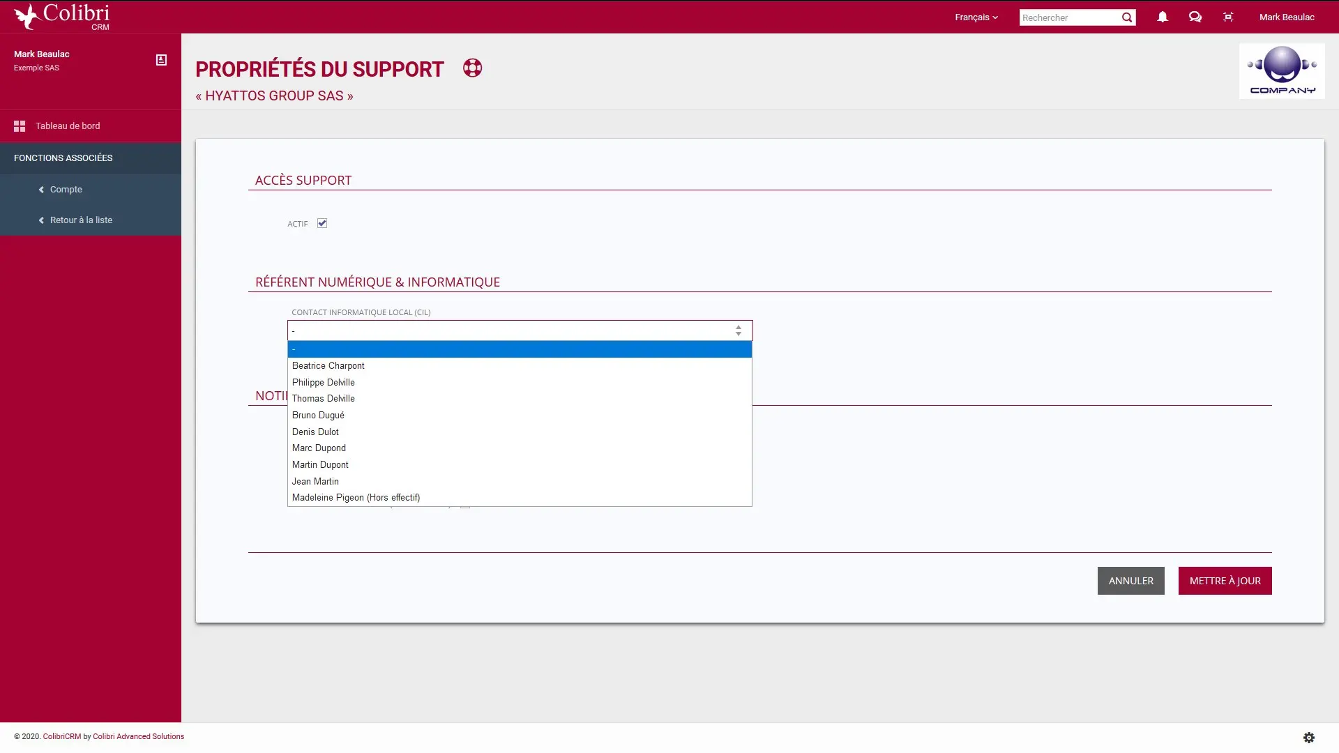 Découvrez comment affecter un référent numérique et informatique à compte client