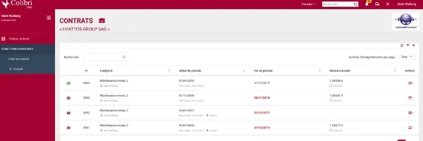 Suivez et renouvelez vos contrats clients facilement avec ColibriCRM