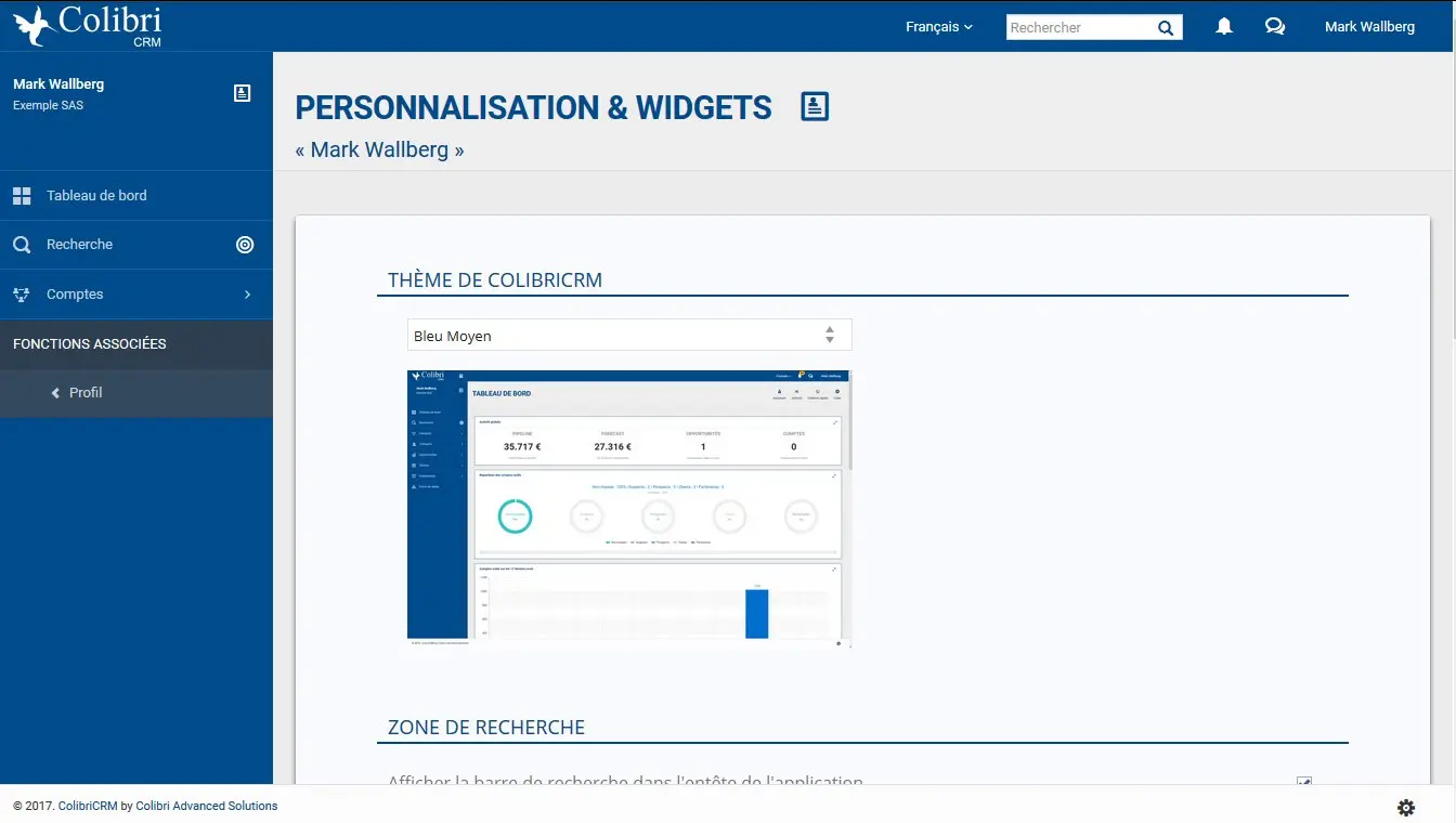 En tant qu'utilisateur de ColibriCRM découvrez comment configurer et personnaliser votre tableau de bord ColibriCRM et simplifiez le quotidien de votre entreprise.